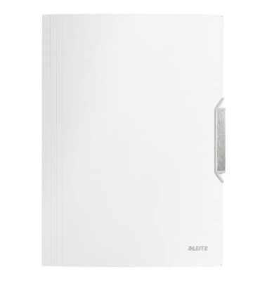 Eckspannmappe Style 3977 3977-00-04, A4 arktisweiß Polypropylen 80g, mit 3 Einschlagklappen