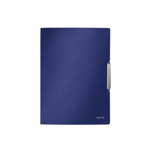 Leitz Eckspannmappe Style 3977 3977-00-69, A4 titanblau Polypropylen (PP) 80g, für ca. 150 Blatt, mit 3 Einschlagklappen 4002432108015