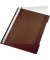 Schnellhefter 4191 4191-00-75, A4, braun, Polyvinylchlorid (PVC), 250g, Vorderdeckel transparent