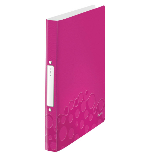 Leitz Ringbuch WOW WOW 4257-00-23, A4 2 Ringe 25mm Ring-Ø Polypropylen (PP) pink metallic 4002432106349 Leitz