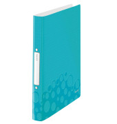 Ringbuch WOW 4257-00-51, A4 2 Ringe 25mm Ring-&Oslash; Polypropylen (PP) eisblau metallic