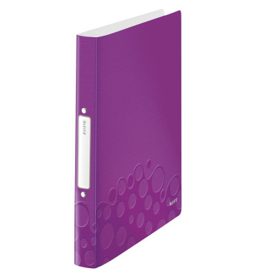 Ringbuch WOW 4257-00-62, A4 2 Ringe 25mm Ring-&Oslash; Polypropylen (PP) violett metallic