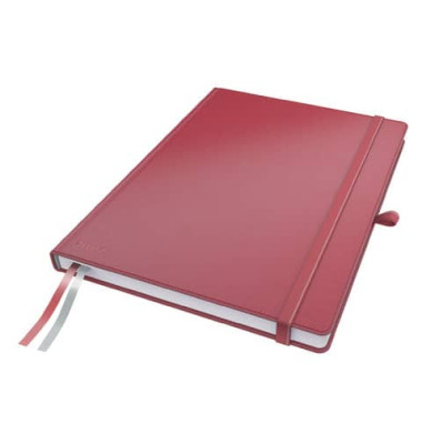 Notizbuch 4471-00-25, rot, A4, kariert, 100g, 80 Blatt / 160 Seiten