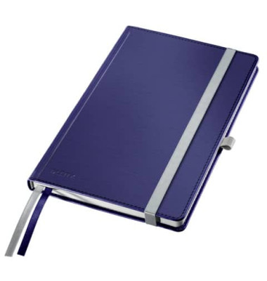 Notizbuch 4485-00-69, Style, blau, A5, liniert, 100g, 80 Blatt / 160 Seiten