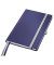 Notizbuch 4486-00-69, blau, A5, kariert, 100g, 80 Blatt / 160 Seiten