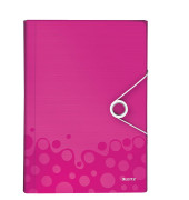 Fächermappe WOW 4589-00-23 A4 mit 6 Fächern 6-teilig blanko Kunststoff pink metallic