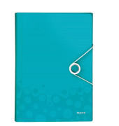 Fächermappe WOW 4589-00-51 A4 mit 6 Fächern 6-teilig blanko Kunststoff eisblau