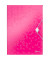 Eckspannmappe WOW 45990023, A4 pink metallic PP, mit 3 Einschlagklappen