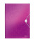Eckspannmappe WOW 4599 45990062, A4 violett PP 80g, mit 3 Einschlagklappen