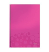 Notizbuch 4625-10-23, pink, A4, liniert, 90g, 80 Blatt / 160 Seiten
