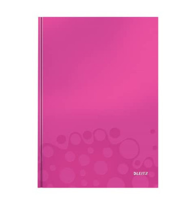 Notizbuch 4625-10-23, WOW, pink, A4, liniert, 90g, 80 Blatt / 160 Seiten