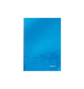 Notizbuch 4627-10-36, WOW, blau-metallic, A5, liniert, 90g, 80 Blatt / 160 Seiten