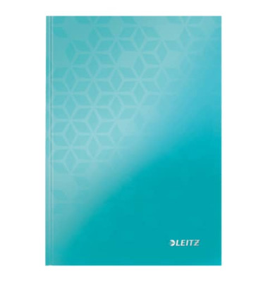 Notizbuch 4627-10-51, WOW, eisblau-metallic, A5, liniert, 90g, 80 Blatt / 160 Seiten