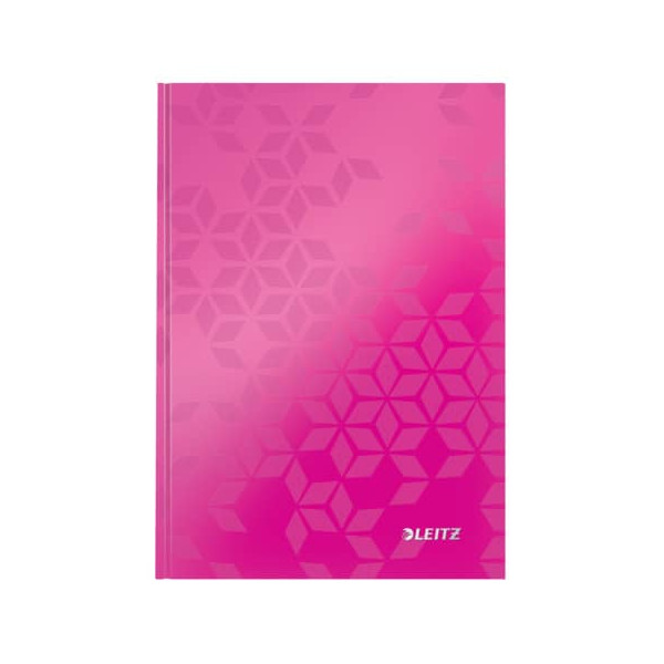 4002432399635 - Notizbuch WOW 4628-10-23 pink metallic A5 kariert 90g 80 Blatt 160 Seiten 4002432399635 Leitz