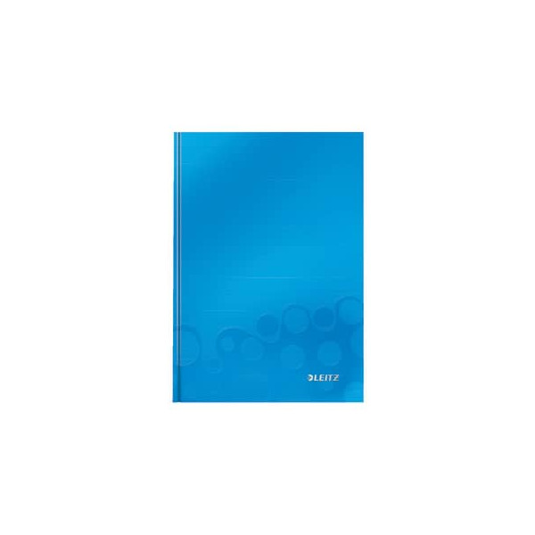 4002432399628 - Notizbuch WOW 4628-10-36 blau metallic A5 kariert 90g 80 Blatt 160 Seiten 4002432399628 Leitz