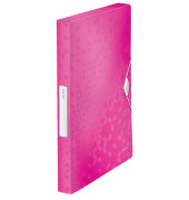 Heftbox WOW 46290023, A4 pink, 3cm F&uuml;llh&ouml;he, Polypropylen (PP)