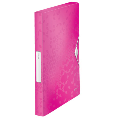 Heftbox WOW 46290023, A4 pink, 3cm F&uuml;llh&ouml;he, Polypropylen (PP)