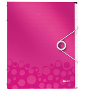 Ordnungsmappe WOW A4 PP 6Fä pink-met 260x320x17mm