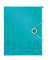 Ordnungsmappe WOW A4 PP 6Fä eisblau 260x320x17mm