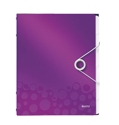 Ordnungsmappe WOW 4633-00-62, 6-teilig blanko, violett, A4, 6 F&auml;cher
