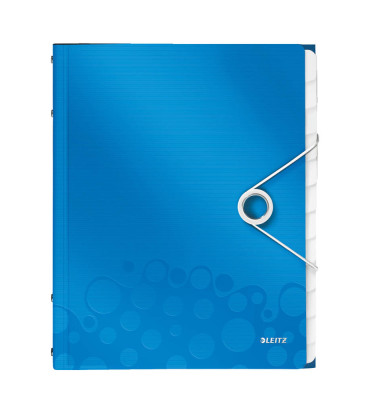 Ordnungsmappe WOW A4 PP 12Fä blau-met 265x320x17mm