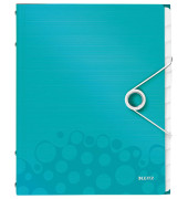 Ordnungsmappe WOW A4 PP 12Fä eisblau 265x320x17mm