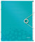 Ordnungsmappe WOW A4 PP 12Fä eisblau 265x320x17mm