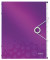 Ordnungsmappe WOW 4634-00-62, 12-teilig blanko, violett, Din A4, 12 F&auml;cher