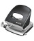 Locher New NeXXt Style 5006-00-94 satinschwarz bis 3mm 30 Blatt mit Anschlagschiene