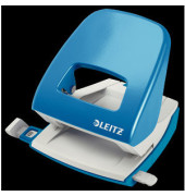 B&uuml;rolocher New NeXXT WOW 5008-00-30, hellblau, bis 3mm 30 Blatt, mit Anschlagschiene