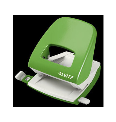 B&uuml;rolocher New NeXXT WOW 5008-00-50, hellgr&uuml;n, bis 3mm 30 Blatt, mit Anschlagschiene