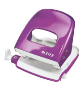 Bürolocher New NeXXT WOW 5008-10-62, violett-metallic, bis 3mm 30 Blatt, mit Anschlagschiene
