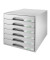 Schubladenbox Plus 5212-00-85 grau/grau 6 Schubladen geschlossen