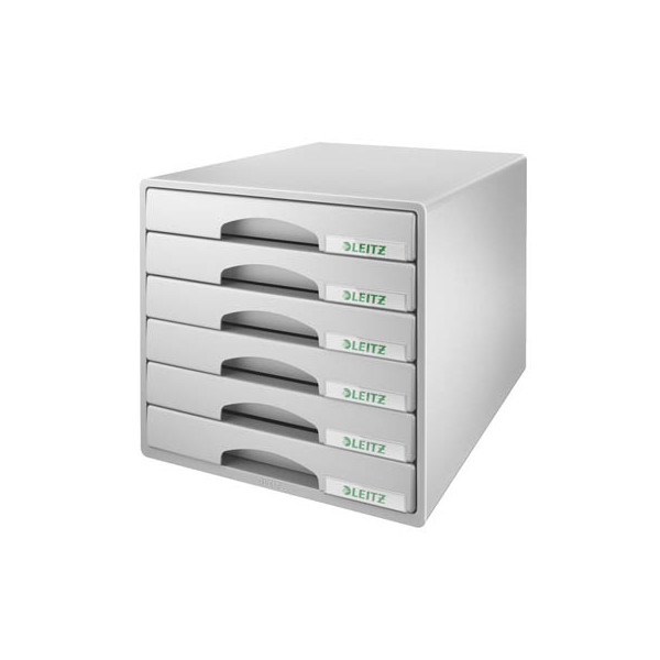 4002432102341 - AKTION LEITZ Schubladenbox Plus  grau 52120085 DIN A4 mit 6 Schubladen 1 St mit Prämie nach Registrierung