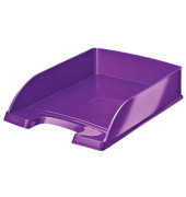 Briefablage WOW 52263062, A4/C4, violett metallic, Polystyrol stapelbar