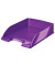 Briefablage WOW 52263062, A4/C4, violett metallic, Polystyrol stapelbar