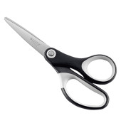 Büroschere Titan, Edelstahl, rostfrei, titanbeschichtet, 15cm, schwarz