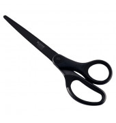 Büroschere Titan Anti-Haft, Edelstahl, rostfrei, titanbeschichtet, 18cm, schwarz