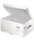Archivbox 6105-00-00, A4, weiß, Pappe