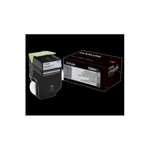 0734646436939 - 700H1 - Hohe Ergiebigkeit - Schwarz - original - Tonerpatrone LCCP - für CS310dn CS310n CS410dn CS410dtn CS410n (70C0H10)