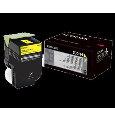 Toner 70C0H40, gelb, ca. 3000 Seiten