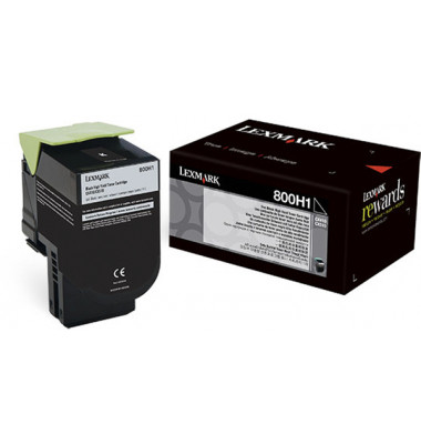 Toner 80C0H10, schwarz, ca. 4000 Seiten