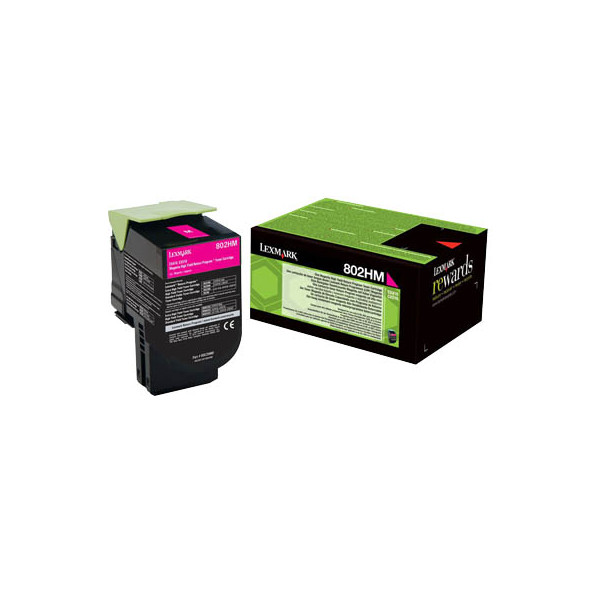 0734646477895 - Original 802HM Toner magenta 3000 Seiten (80C2HM0) für CX410e de dte CX510de dhe dthe