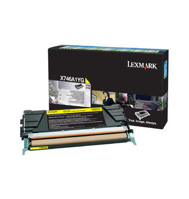Toner f.X746/748DE gelb ca.7.000 S