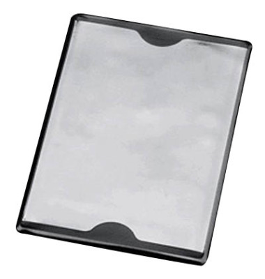 Datenschutzhülle 2 Kred.Karten schwarz A:8,5x6cm PVC Datenschutzhülle 2 Kred.Karten schwarz A:8,5x6cm PVC