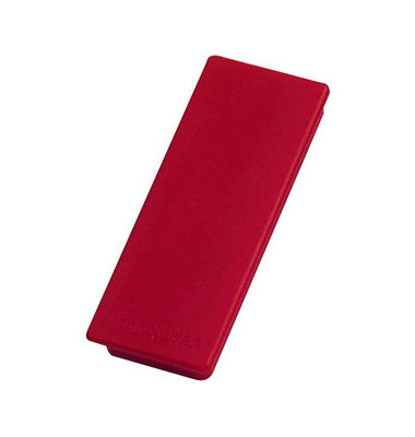 Haftmagnet Discofix, 1665106, rechteckig, 55x22mm, rot, 1,3kg
