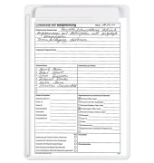 Klemmbrett MAULgo 2325102, A4, wei&szlig;, Kunststoff