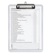 Klemmbrett Winter Smell 2340505, A4, glasklar, Kunststoff, inkl Aufh&auml;nge&ouml;se