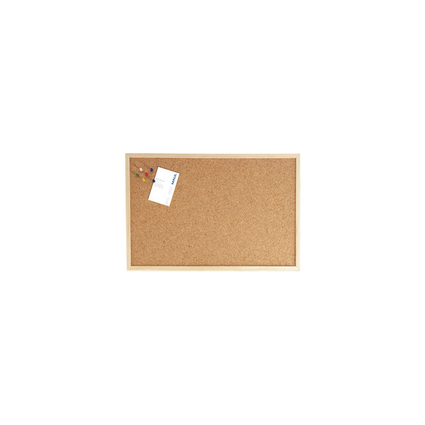 4002390020596 - Pinnwand 2706170 100x60cm Kork Holzrahmen braun 4002390020596