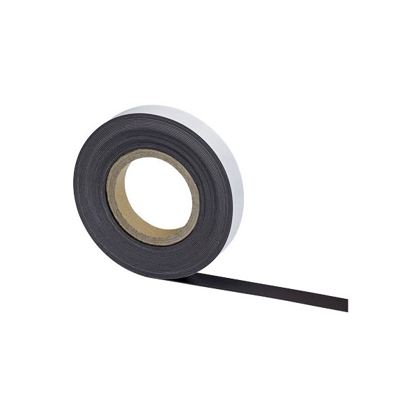 4002390053112 - Magnetband Rolle 10 m lang 25 mm breit 1 Seite selbstklebend 1 Seite magnetisch mindestabnahme 2 Rollen